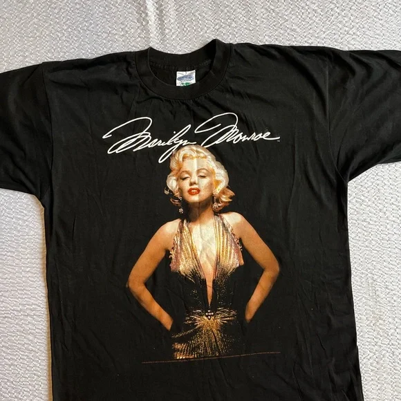 Vintage Marilyn Monroe Shirt Winterland Black Mens Size XL Made In USA Rare - Picture 11 of 11